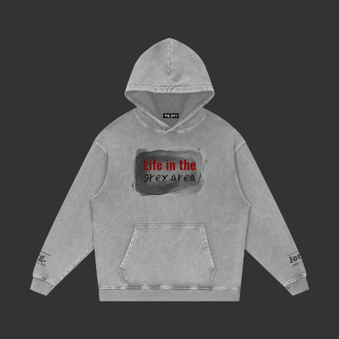 Lighter Grey Area Hoodie