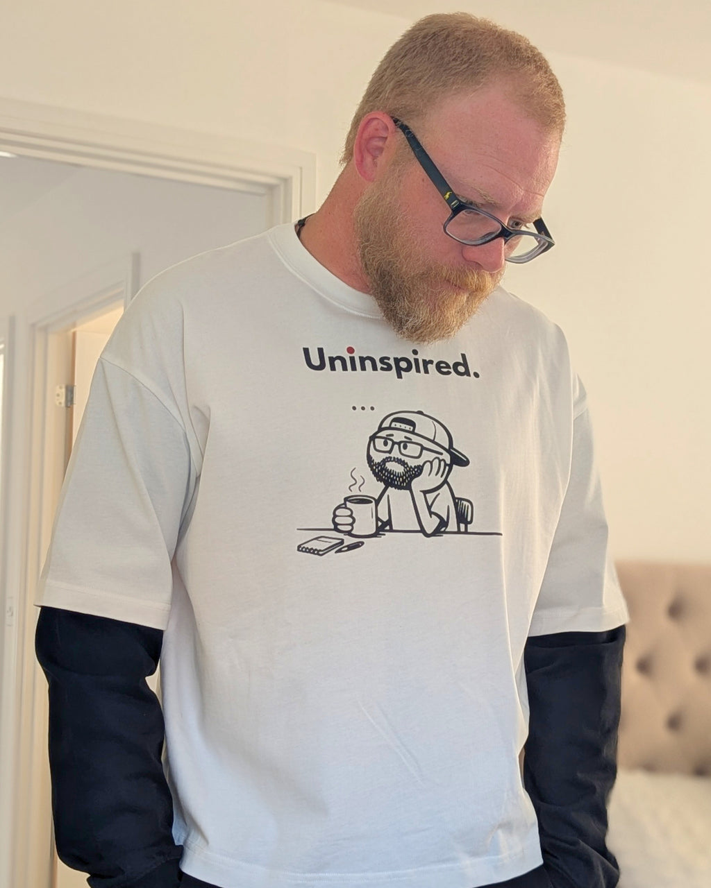 Uninspired with layers T-Shirt