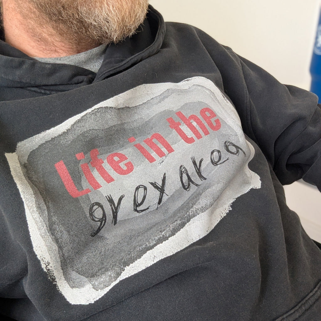 Grey Area - Snow Washed Hoodie
