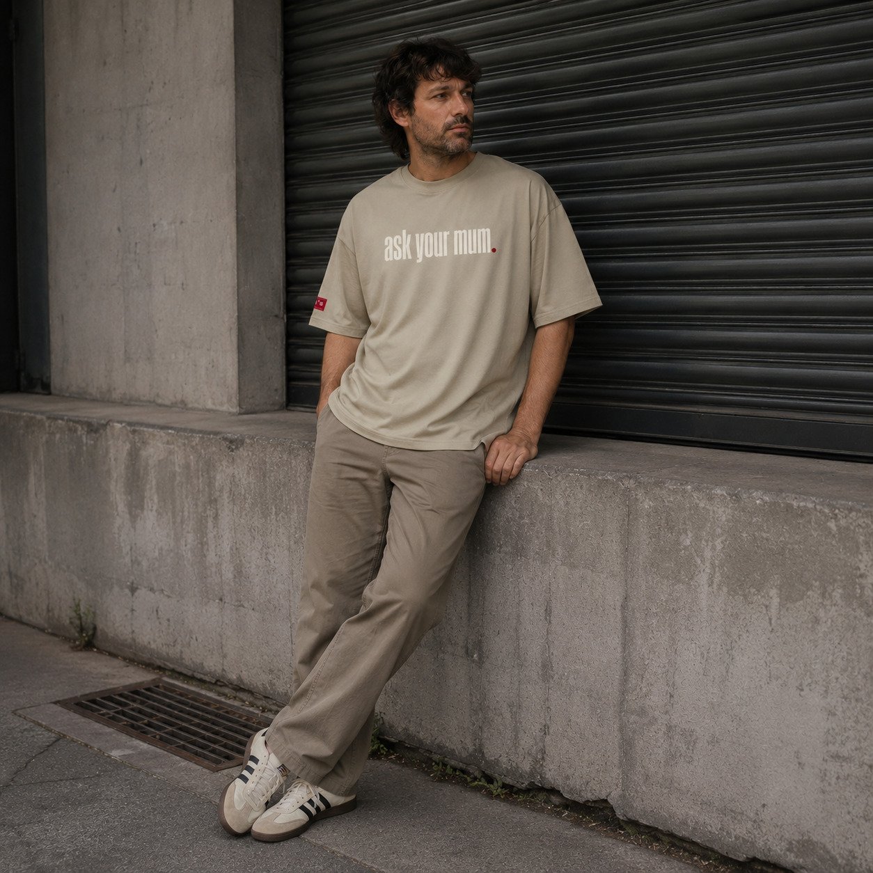 Ask your mum. drop shoulder T-Shirt